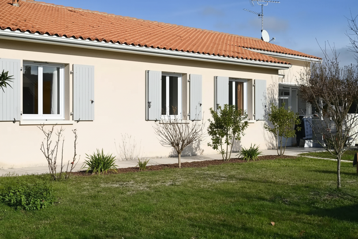 Maison de plain-pied 190 m2 sur la commune de Gond Pontouvre